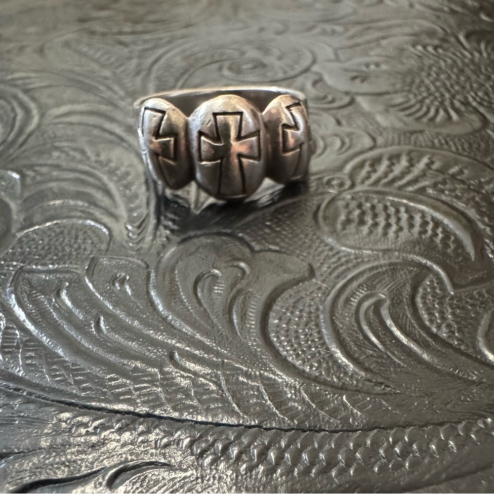 Sterling Silver Cross Ring